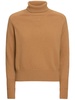 Wool knit turtleneck sweater