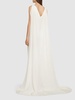 Light cady gown w/ cape