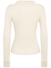 Compact cotton rib jersey top