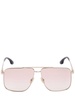 V Line metal sunglasses