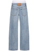 Balloon high rise cotton denim jeans