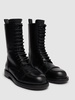 35mm Gillian leather combat boots