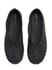 5mm Marcy embellished satin flat shoes