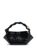 Mini Bou croc embossed leather bag