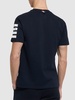 4-Bar stripe cotton jersey t-shirt