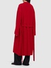 Ghali belted cashmere knit long coat