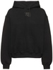 Essential terry cotton hoodie w/ logo