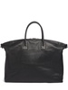 Giant bowling leather tote bag