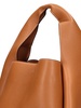 Leather bucket bag