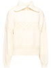 Elana half zip knit sweater