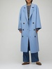 Borneo double breast wool long coat