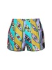 Girandole printed silk twill mini shorts