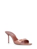 70mm Lidia patent leather mules