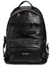 Leather backpack w/ crossbody strap