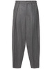 Pinstriped wool flannel pants