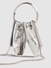 Bon Bon metallic leather top handle bag