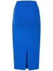 Body fitted stretch midi skirt