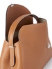 T-Lock grain leather top handle bag