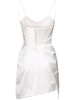 Nova Venus satin bridal mini dress