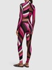 Printed lycra jumpsuit