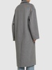 Borneo double breast wool long coat