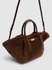 Midi New York shearling tote bag