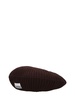 Structured wool blend ribbed beret