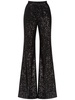 Sequined flared pants