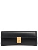 Paris smooth leather clutch