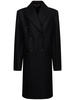 Broad wool blend midi coat