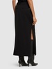 Virgin wool long skirt