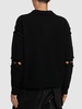 Cutout polo sweater