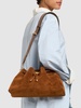 E/W Bon Bon suede bucket bag