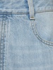 Vintage cotton denim wide leg jeans