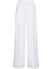 Linen mid rise wide pants