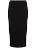 Technical split midi skirt