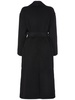 Veleno double breast belted wool coat