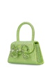 Micro crystal embellished silk bag