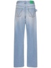 Vintage cotton denim wide leg jeans