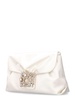 RV Bouquet drape satin clutch