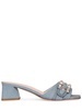 45mm Bikviv denim sandal mules