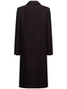 Wool twill long coat