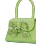 Micro crystal embellished silk bag