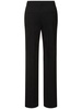 Stretch wool straight pants