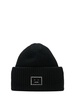 Pansy crystal logo wool hat