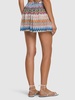 Lurex zigzag shorts