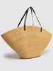 Sola raffia effect tote bag