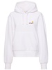 W' American script boxy fit hoodie