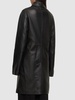 Gilo leather midi coat