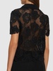 Short sleeve lace top